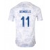 Frankrike Ousmane Dembele #11 Borta matchtröja VM 2022 Kortärmad Billigt